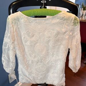 White petite blouse.